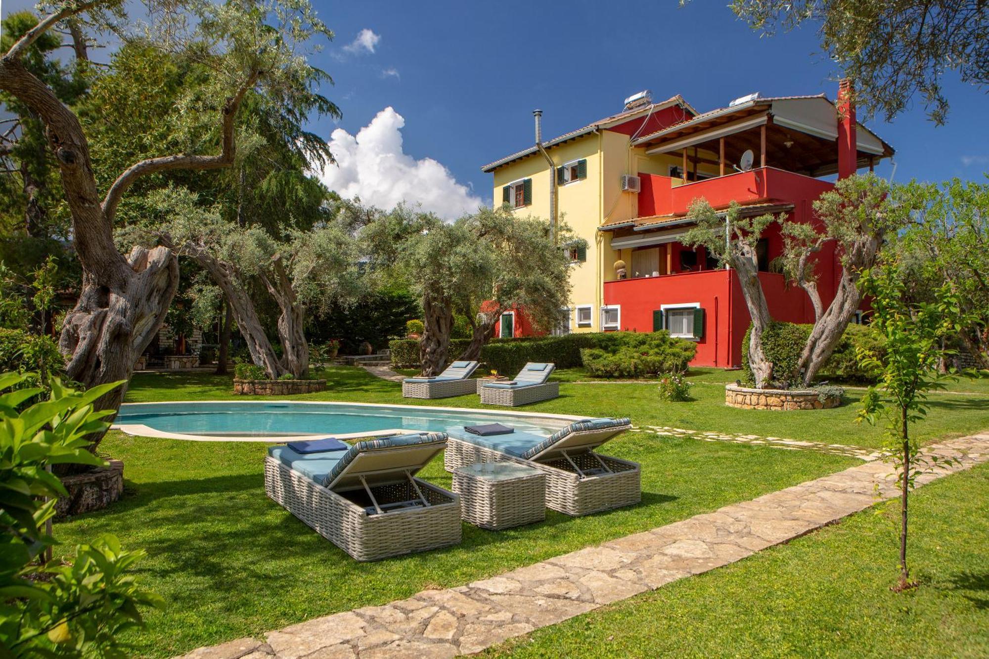 Poly'S Villa Lefkada Apolpaina Buitenkant foto